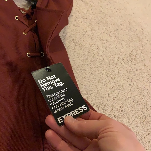 Express bodysuit Size medium NWT Brown - Picture 4 of 6